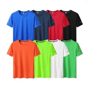 Erkek Tişörtleri Büyük Boy Giysiler Hızlı Kuru Gömlek Süper Plus 9xl Yaz Günlük O yaka Kısa Kollu Tişörtler Erkek Tees Tops