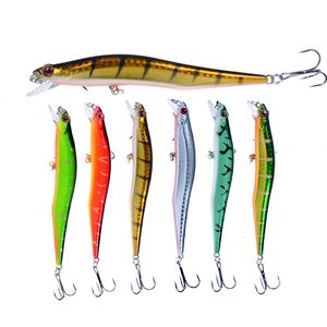 Esche esche 1 PZ 11,5 cm 10,7 g Minnow Esche da pesca Wobbler Esche rigide Crankbaits ABS Esca artificiale per Bass Pike Attrezzatura da pesca 230905