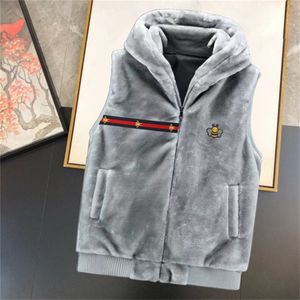 Moda masculina colete de algodão de pelúcia colete design masculino e feminino sem mangas jaqueta outono/inverno casaco casual casal colete casaco quente tamanho grande M-3xl # 070