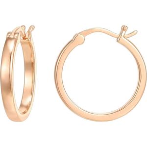 PAVOI 14K Gold Plated 925 Sterling Silver Post Lightweight Hoops | 20mm - 30mm Earring | Gold Hoop Earrings for Women