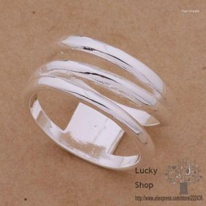 Cluster Rings AR186 Silver Plated Ring Fashion Jewelry Warp /Bpuakhba Fnmaoeta
