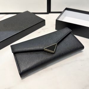 Carteiras de grife feminino moda moda preta costa de couro sofisticado de couro longa carteira zíper bolsas de bolsas de crédito titular de cartão de crédito
