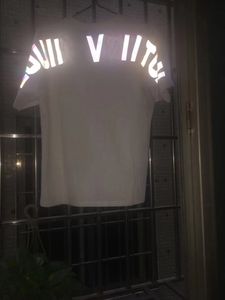 Nuovo arrivo estivo Abbigliamento firmato di alta qualità Moda uomo Glow sotto luce lampeggianteT-shirt Stampa Tees Taglia M-3XL 5888