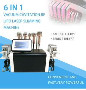 Vacuum Cavitation RF Body Slimming Beauty Machine Increase Muscle 6 In 1 Lipo Laser 80k Face Skin Lifting Fat Explode Instrument