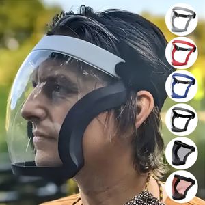 Salladverktyg kök transparent full ansikte sköld hem olja-slask bevis anti-dimhuvud täcker säkerhetsglasögon unisex ögonskydd ansiktsmask 230906