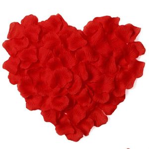 Decorative Flowers Wreaths 100Pcs/Lot Artificial Rose Petals For Wedding Decoration Romantic Flower Drop Delivery Home Garden Fest Otdce