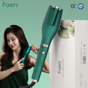 Curling Irons Multiautomático Cabelo Curler Botão Ferro Íon Negativo Cerâmica Rotativa Onda Rolo Mágico Spin Wand Styling Ferramenta 230906