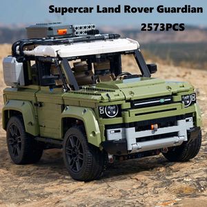 Aircraft Modle Technical Land SUV Rover Defender Car Model 93018 Building Blocks Bricks Educational Toys For Children Birthday Christmas Gifts 230907