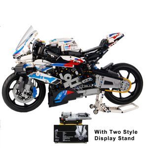 Aircraft Modle 1920PCS Technical M 1000RR Racing Motorcycle Building Blocks 42130 Speed Motorbike Bricks Construction Toys Gift For Adult 230907