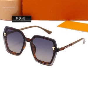 Sonnenbrille Designer Mode Luxus Klassisch Louis V Original Neu Polarisiert Damen Trend Spiegel Urlaubsbrille