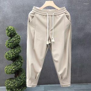 Męskie spodnie jesienne swobodne koreańskie koreańskie wysokiej jakości sporty harajuku high street Hip Hop Style Sweatpants Men Ubranie