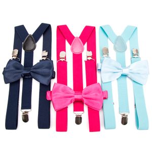 Suspenders Suspenders Bow Tie Set Men Fashion Suspensorio for Man Boy Women Bowtie Braces Trousers Tirantes Wedding Leisure Shirt Stays 230907