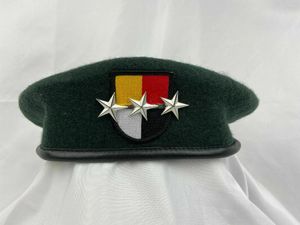 Boinas do Exército dos EUA 3º Grupo de Forças Especiais Green Green Beret Oficial 3 Estrelas Tenente General Todos os tamanhos