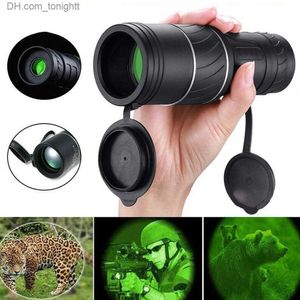 Telescopi Telescopio portatile 40x60 Militare HD Professionale Zoom monoculare Binocolo Caccia notturna Ottica Scope Big Vision Telescopio Q230907