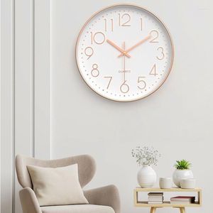 Wall Clocks Minimalist Modern Mounted Clock Creative Office Living Room Decoration Sticker Household Item