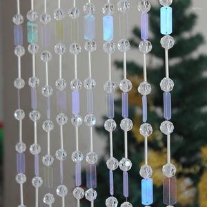 Curtain 10 Strips Style Rectangular Sequin Ornaments Fashion Home Partition Decorative Bead Door Festival Stage Supplies