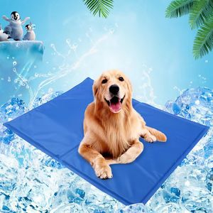 kennels pens Dog Cooling Mat Pressure Activated Pet Summer for Dogs and Cats NonToxic Solid Self Gel Pad PS01 230906