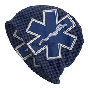 Шапка-бини/кепка EMT Star Of Life Skullies Шапка-бини Фельдшер Медик Осень-зима Унисекс Уличная шапка Теплая вязаная шапка двойного назначения x0907