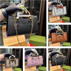 Kadınlar bambu çanta diana slüpby omuz sırt çantası çanta ggrtys tote tasarımcı omuz crossbody çantaları bayan yüksek kaliteli messenger cüzdan dhgate sacoche 735153