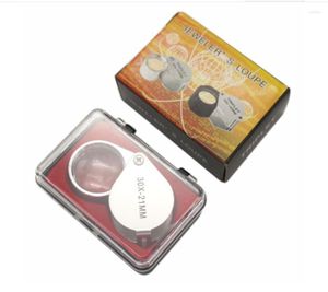 Party Favor 30x 21mm Jewelers Eye Loupe Magnifier Magnifying Glass Optical Mini Identification High Power Jewelry Gift