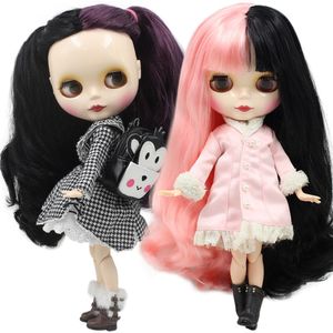 Puppen ICY DBS Blyth Doll Series Yinyang Frisur wie Sia weiße Haut 16 BJD ob24 Anime Cosplay 230907