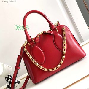 Valenteno Lady New Chain Little Womens Vbuckle الكتف Vlogo Bag Lady Miniloco Cowhide Handheld Classic Classic Leather One Straddle Fashion Metal Presh P34a