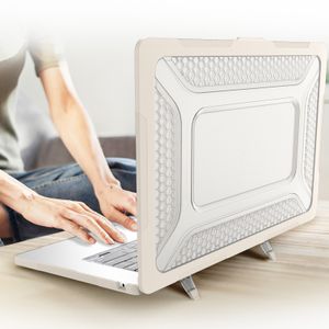 MacBook Air 15 m2 çip yeni Mac Kitap 15.3 inç A2941 Sert kabuk ağır işgücü kabarık şok geçirmez katlanabilir kickstand koruyucu kapak için dizüstü bilgisayar çantası