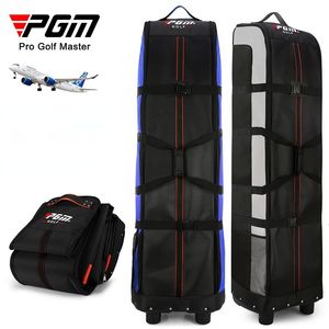 Golfväskor PGM Golf Aviation Bag Golf Bag Travel With Wheels Large Capacity Storage Bag Foldbar Flygplan Travel Golf Bag HKB006/HKB010 230907