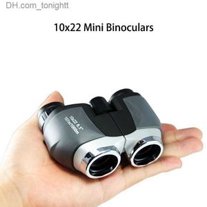 Telescopes 10X22 HD Binocular Mini Pocket Telescope Outdoor Bird-watching Tourism Camping Hunting Binocular Q230907