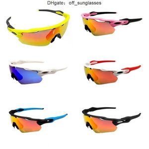 Oakleies Radsportbrille Radar EV 9442 Fahrrad Laufen Marathon Halbrahmen polarisiert Sport DFKX