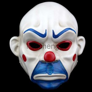Máscaras de festa de alta qualidade resina joker banco ladrão máscara palhaço cavaleiro escuro prop masquerade festa máscaras de resina à venda máscara de halloween x0907