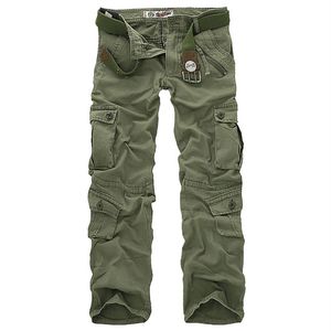 Män lastbyxor 2019 Autumn Hip Men Cargo Ousers Military Pants for Man 7 Colors Pants Leisure Cot270p