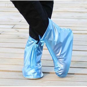 Yağmur Botları En Yeni Yeniden Kullanılabilir UNISEX Su Geçirmez Koruyucu Ayakkabı Boot Cover Yağmur Ayakkabı Kapakları Yüksek Top kayma Anti-Slayt Ayakkabı Kapağı