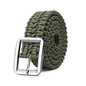 Outdoor Gadgets Paracord 550 Survival Belt Rope Hand Made Tactical Military Bracelet Accessories Camping Hiking Equipment 230906