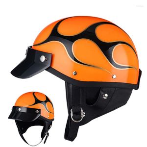 Motorcycle Helmets Retro Helmet Accessories Cruiser Vintage Moto Motorbike Racing Half Knight Summer Motocross Riding