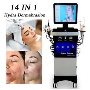 2023最新のHydra Facial Water MicroDermabrasion Skin Deep Cleaning Hydrafacial Machine Oxygen Mesotherapy Gun RF Lift Face Rejuvenation Hydro 13 in1
