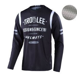 Велосипедные рубашки Топы мужские дышащие велосипедные одежды для бездорожья DH мотоциклетная эндуро толстовка для скоростного спуска MTB быстросохнущая рубашка 230907