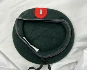 Berets amerykańska armia 7. grupa sił specjalnych Blackish Green Beret First Lieutenant Officer rank hat wszystkie rozmiary