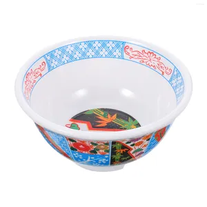 Zestawy naczyń obiadowych Ramen Bowl Noodle serwowanie Melamine Kitchen Dostawa stołowa naczynia wielofunkcyjne zupy domowe Ceramiczne potrawy