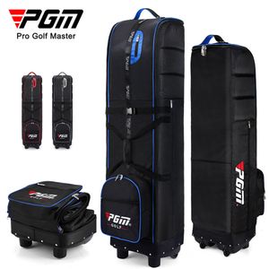 Golfväskor PGM Golf Travel Plane Påsar med hjulremmar Fällbart golfklubb Travelskydd för flygbolag Golf Aviation Bag HKB009 230907