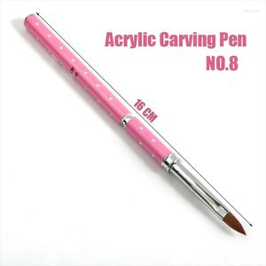 Nagelbürsten Pro Carve Marmor Nylon UV Gel Acryl Pinsel Kunstspitzen Stift Malerei Zeichnung Nerzhaar