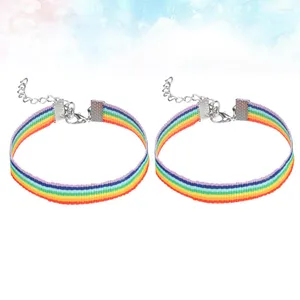 Braccialetti con ciondoli 2 pezzi Braccialetti da donna homesessuali Catena europea americana gay Miss