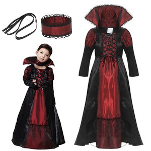 Special Occasions Girls Halloween Costume Dress Up Child Vampiress Role Play Cosplay Outfits 230906