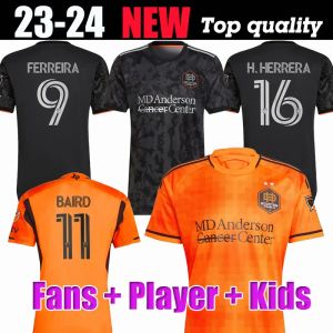 23 24 Houston Dynamo FC Futbol Forması Hayranlar Oyuncu Versiyonu Sebas Ferreira H.HERRERA CARRASQUILLA FORSYS 2024 2024 Futbol Gömlekleri Parker Vera Baird Maillots