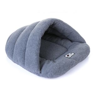 Canis canetas inverno quente chinelo forma pet almofada casa cama de cachorro macio confortável gato produtos de alta qualidade 230907