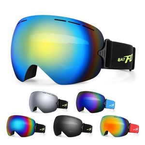 Ski Goggles Skiing Eyewear Goggles Outdoor Large Spherical Ski Goggles Anti-fog Anti-ultraviolet Skiing Glasses Winter Sports Accessories 230907