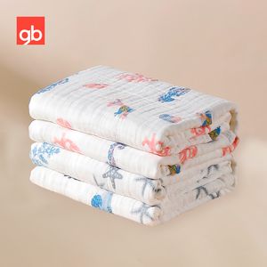 Quilts Goodbaby Coperta in garza super morbida a 6 strati / Coperta da tiro / Telo da bagno 120x120 cm 230906