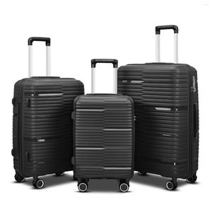 Suitcases 3 PCS Large Capacity Rolling Luggage Set Travel Suitcase On Silent Spinner Wheels Password TAS Trolley Bag Case