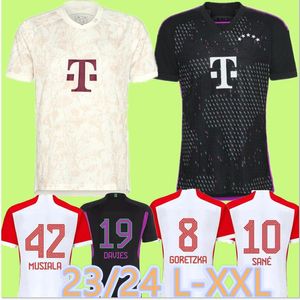 BAYERN MUNICH KANE camisas de futebol 23 24 GRAVENBERCH SANE DE LIGT MULLER DAVIES KIMMICH C.RIchards camisas de futebol masculino kit infantil COMAN 2023 2024 uniforme fãs jogador