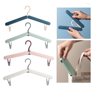 Hangers Portable Folding Travel Hanger Multifunctional Clothes Drying Rack Camping Wardrobe Dryer Cloth Foldable Storage